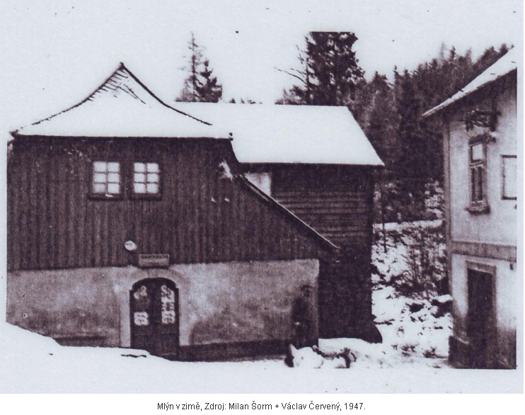 Ml�n v zim�, Zdroj: Milan �orm + V�clav �erven�, 1947.