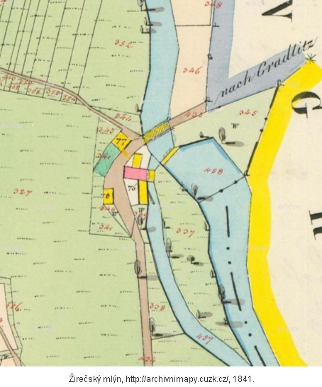 �ire�sk� ml�n,www.archivnimapy.cuzk.cz, 1841