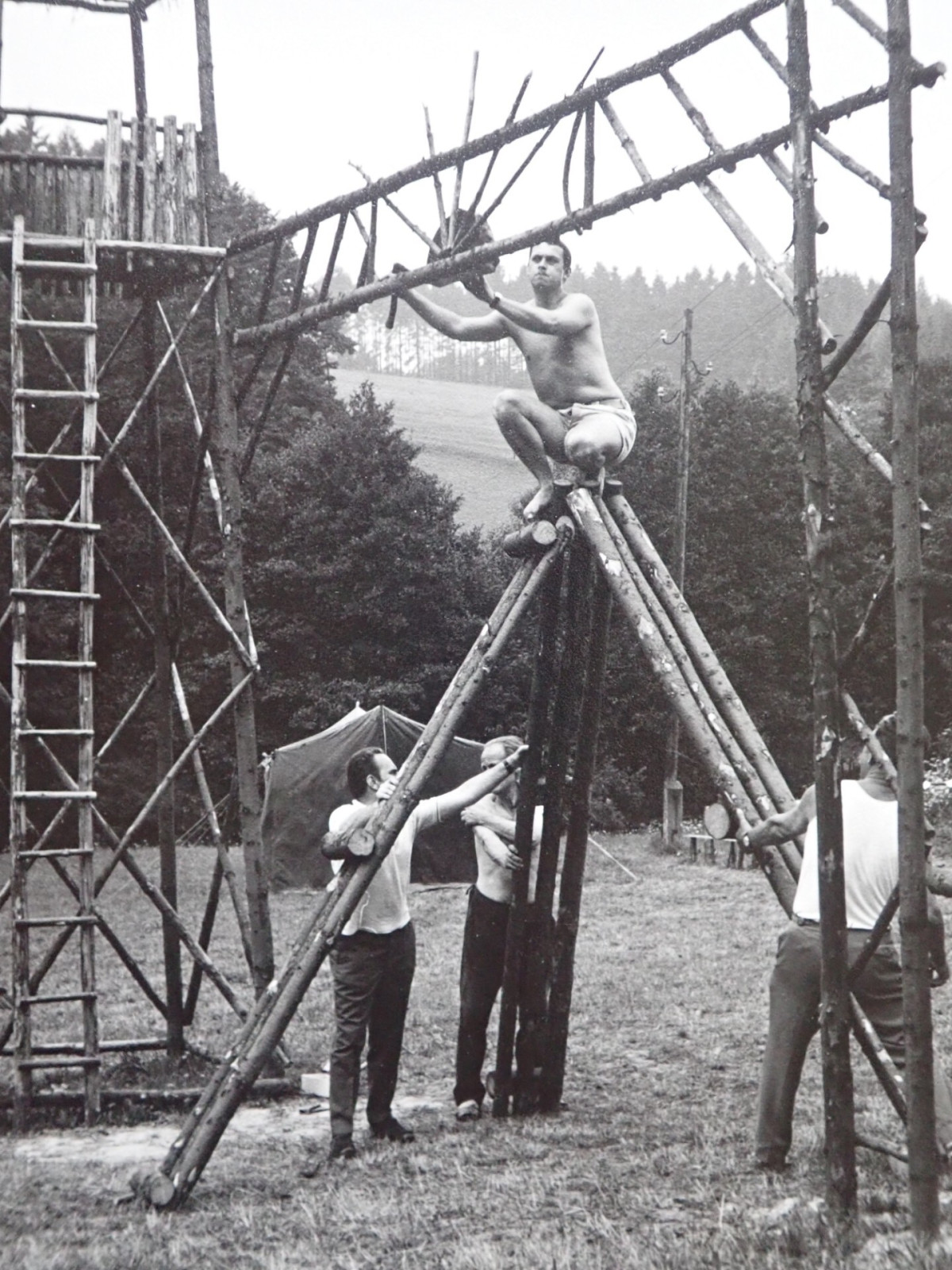 T�bor v B�luni v roce 1969.